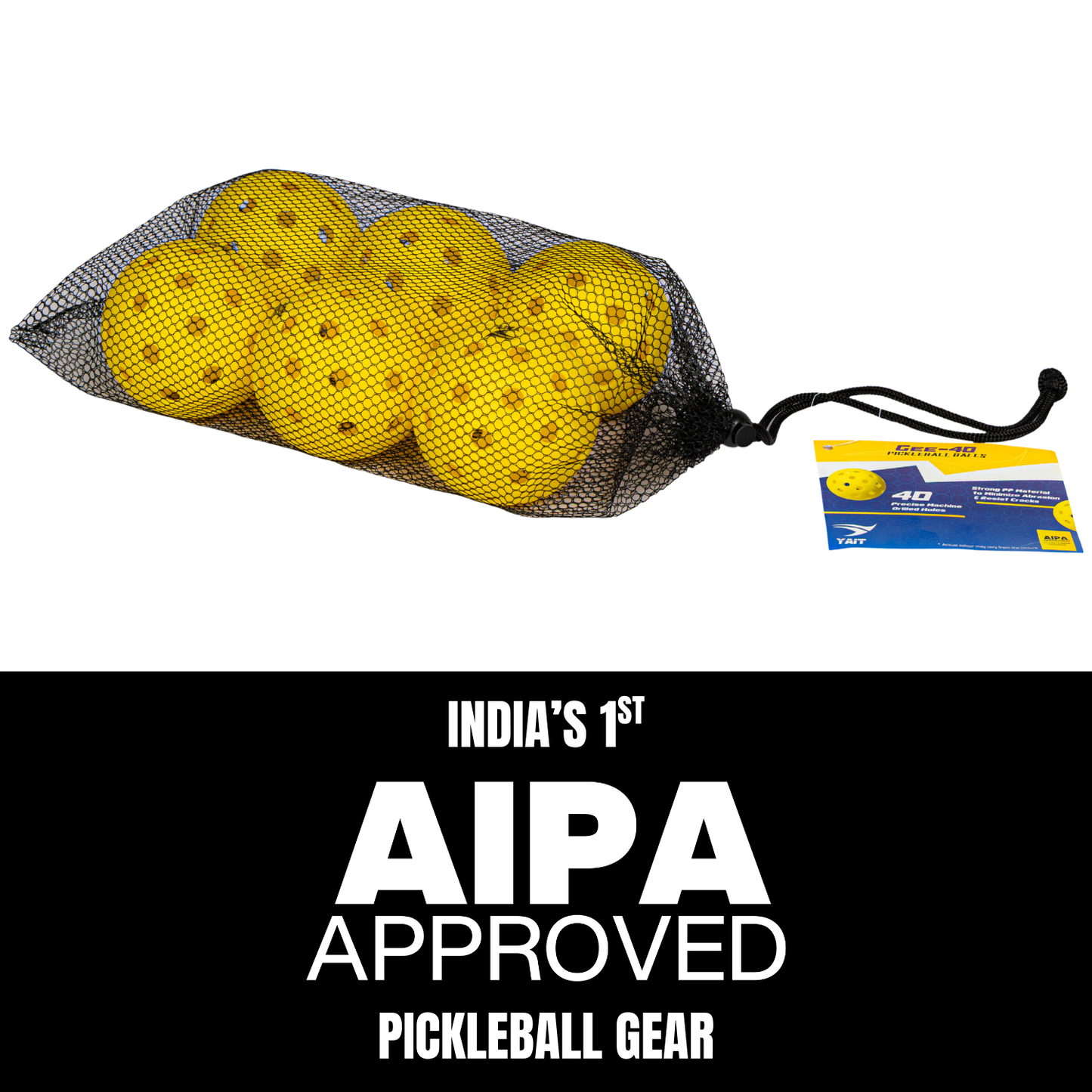 Gee-40 Pickleball Ball (Pack of 6)