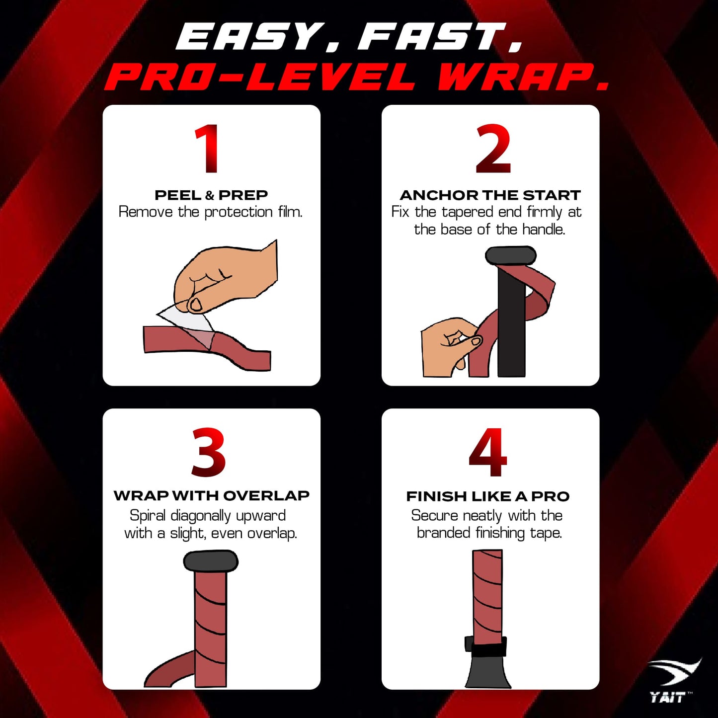 Pickleball Overgrips (Pack of 3)