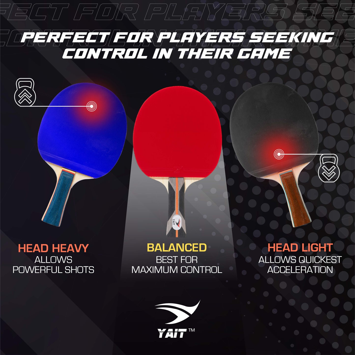 Carbonix Carbon Table Tennis Racket - Cover Bag Included