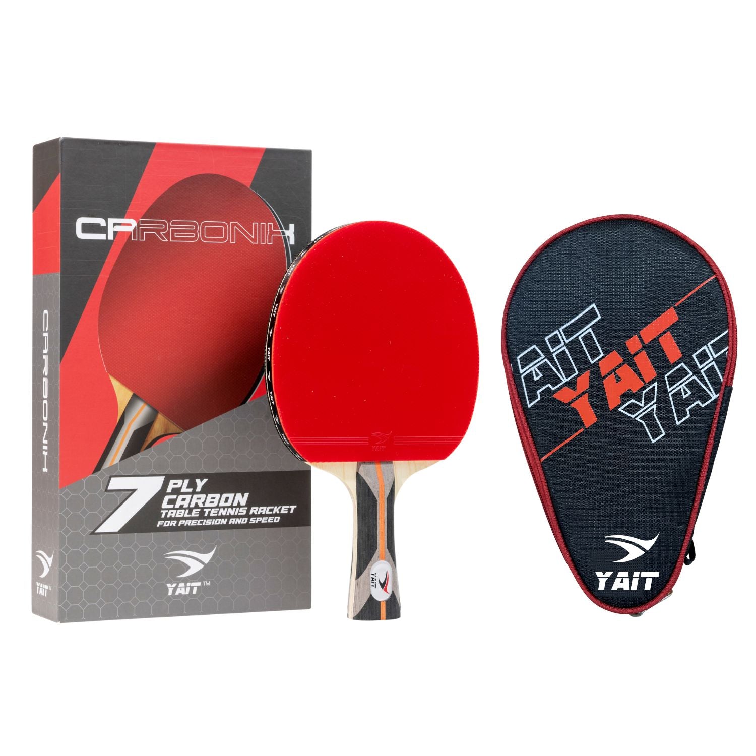 ラケット TI2 Ncode TETRACROSS500 Carbonex Carbonix Carbon Table Tennis Racket - Cover Bag Included – YAIT SPORTS