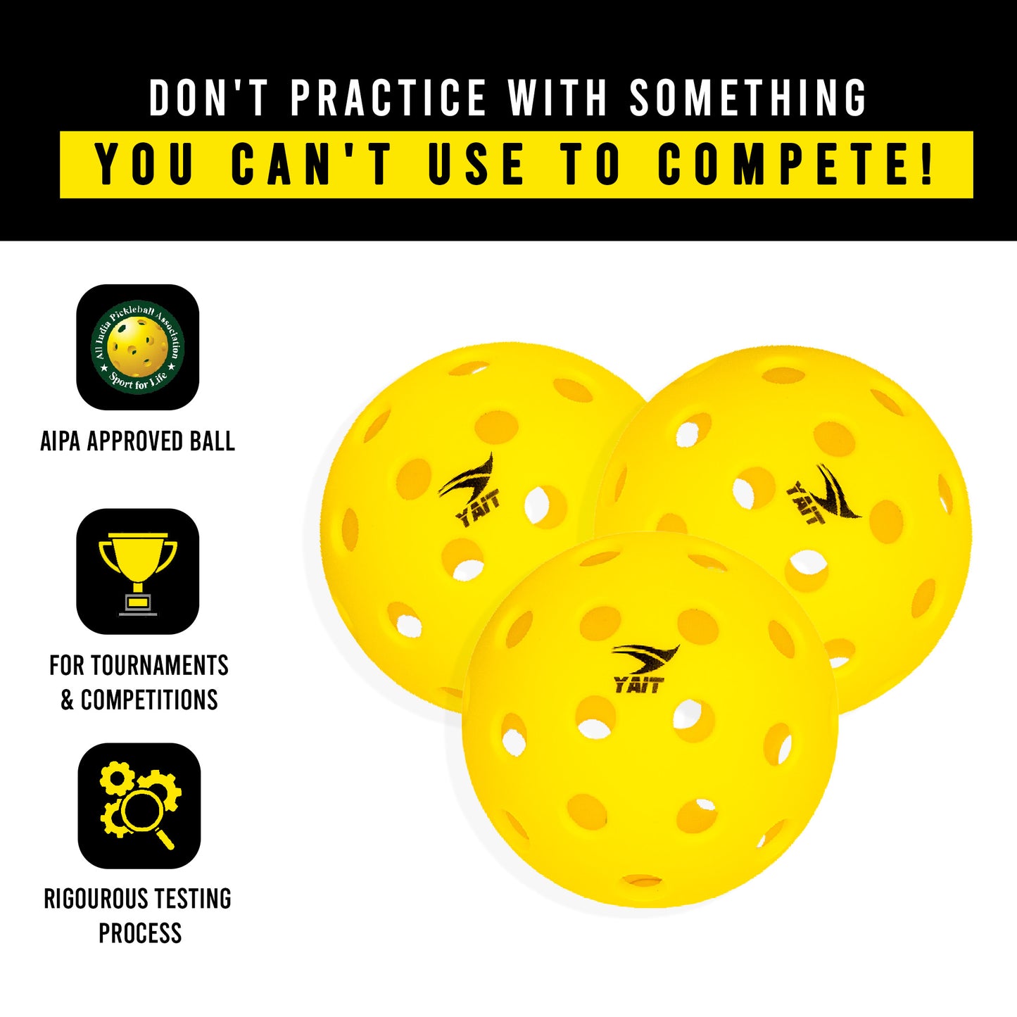 Gee-40 Pickleball Ball (Pack of 6)