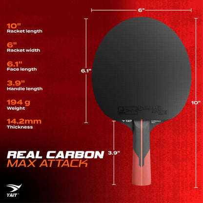 Carbonix Neo Professional Table Tennis Racket -  Cover Included