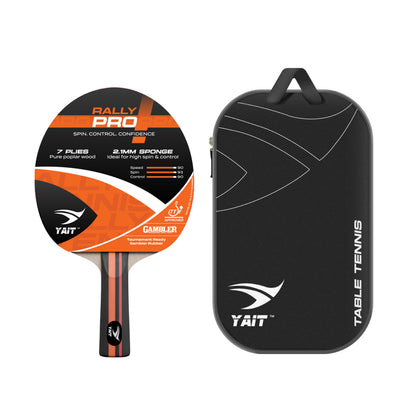 Rally Pro Table Tennis Racket - Cover Bag Included