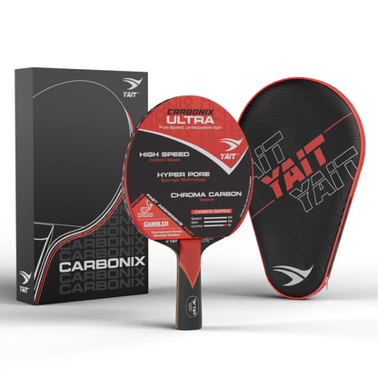 Carbonix Ultra Professional Table Tennis Racket -  Cover Included