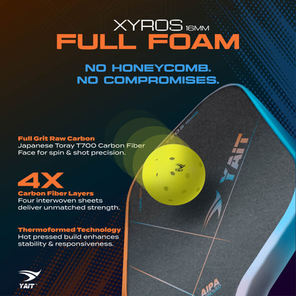 Xyros 16mm Professional Pickleball Paddle