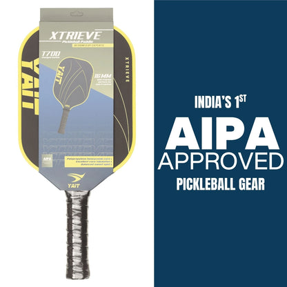 Xtrieve Pickleball Paddle -  Yellow (Cover Bag Included)