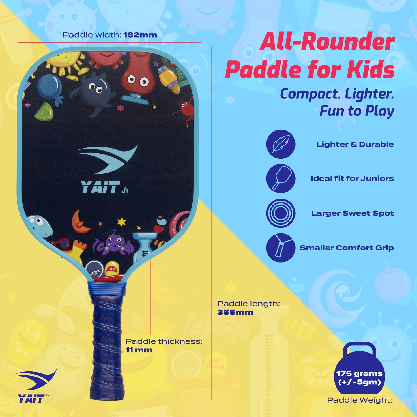 Picklepop Kids Paddle - Blue