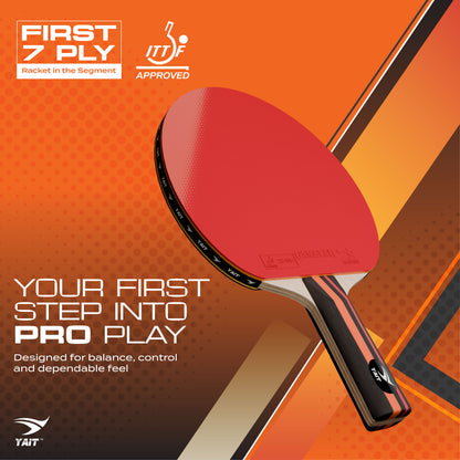 Rally Pro Table Tennis Racket - Cover Bag Included