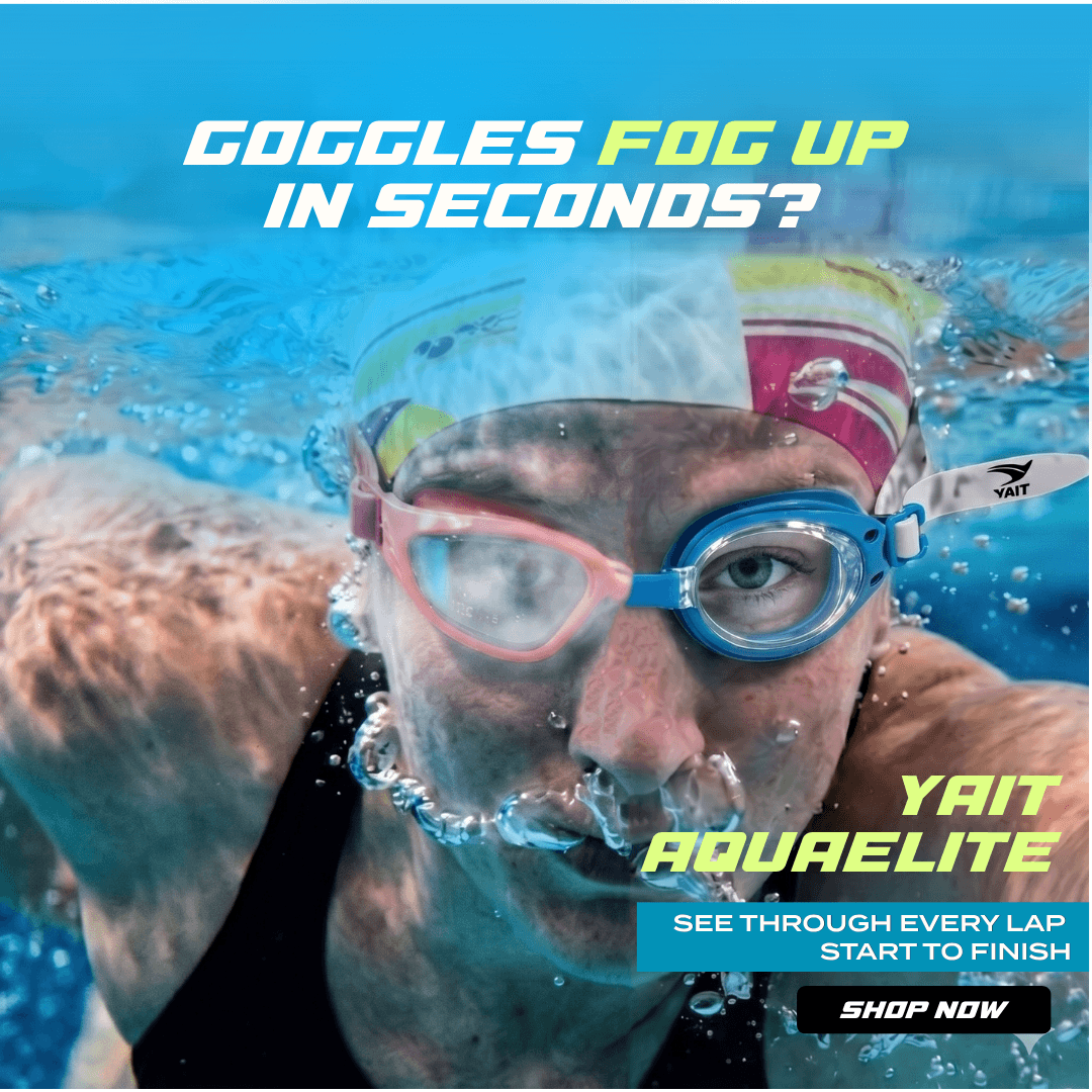 AquaEaze Kids Comfort Swimming Goggles - Silver & Blue