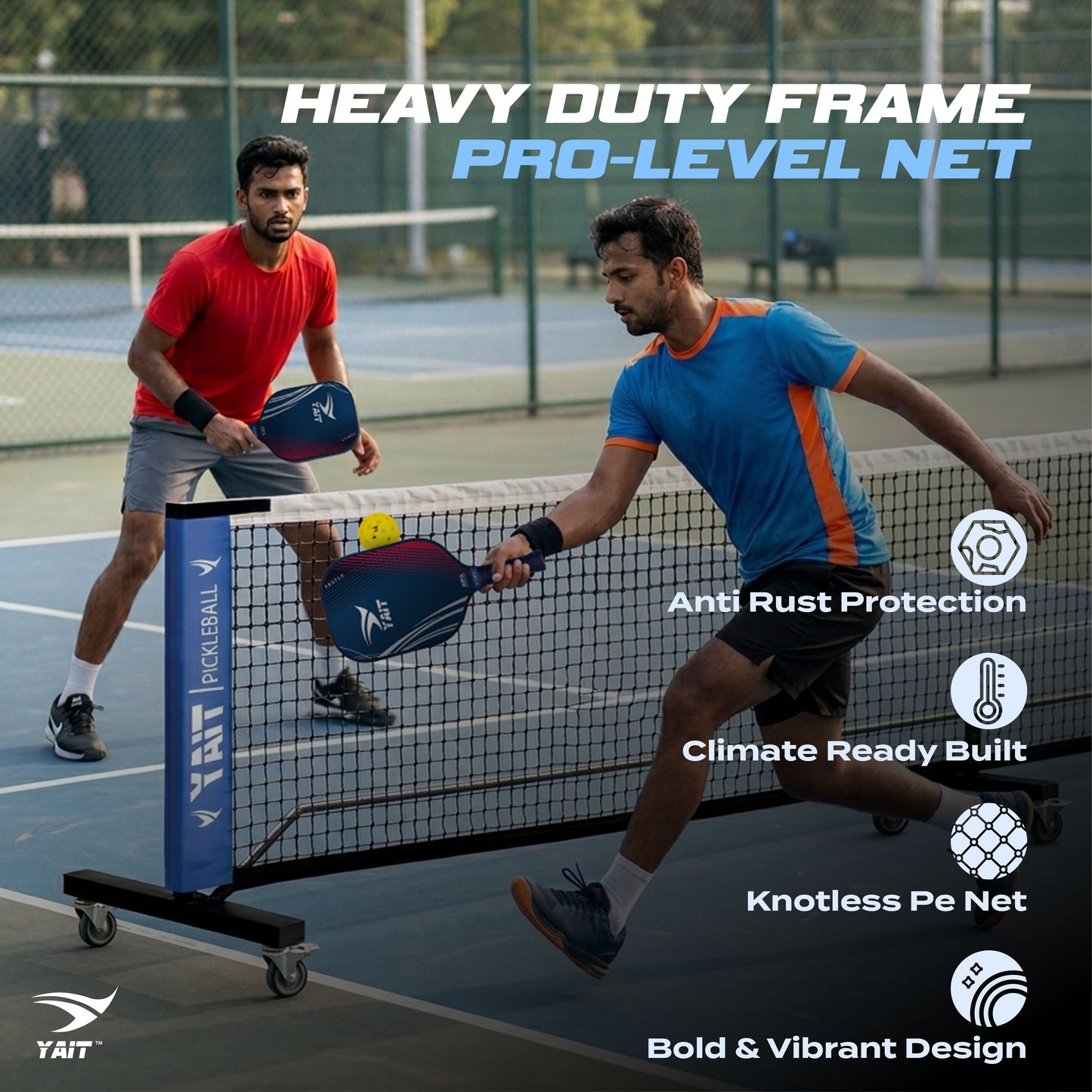 Pickleball Net with Wheels
