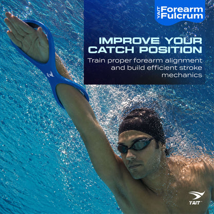 Forearm Fulcrum for Swimming  - Blue