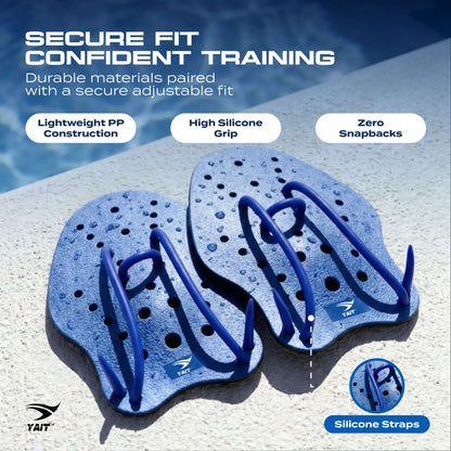 Hand Paddle for Swimming - Blue - Small Size