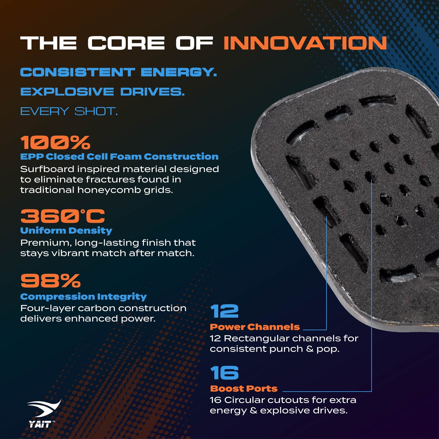 Xyros 14mm Professional Pickleball Paddle
