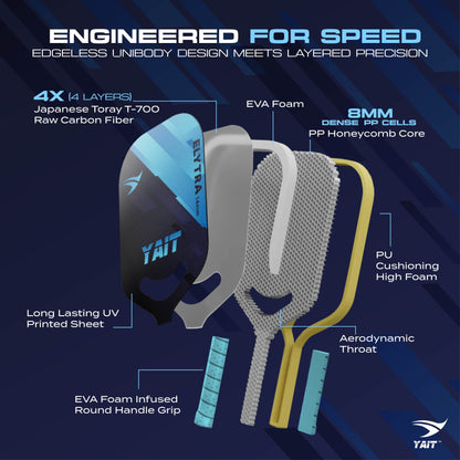 Elytra 14mm Professional Pickleball Paddle