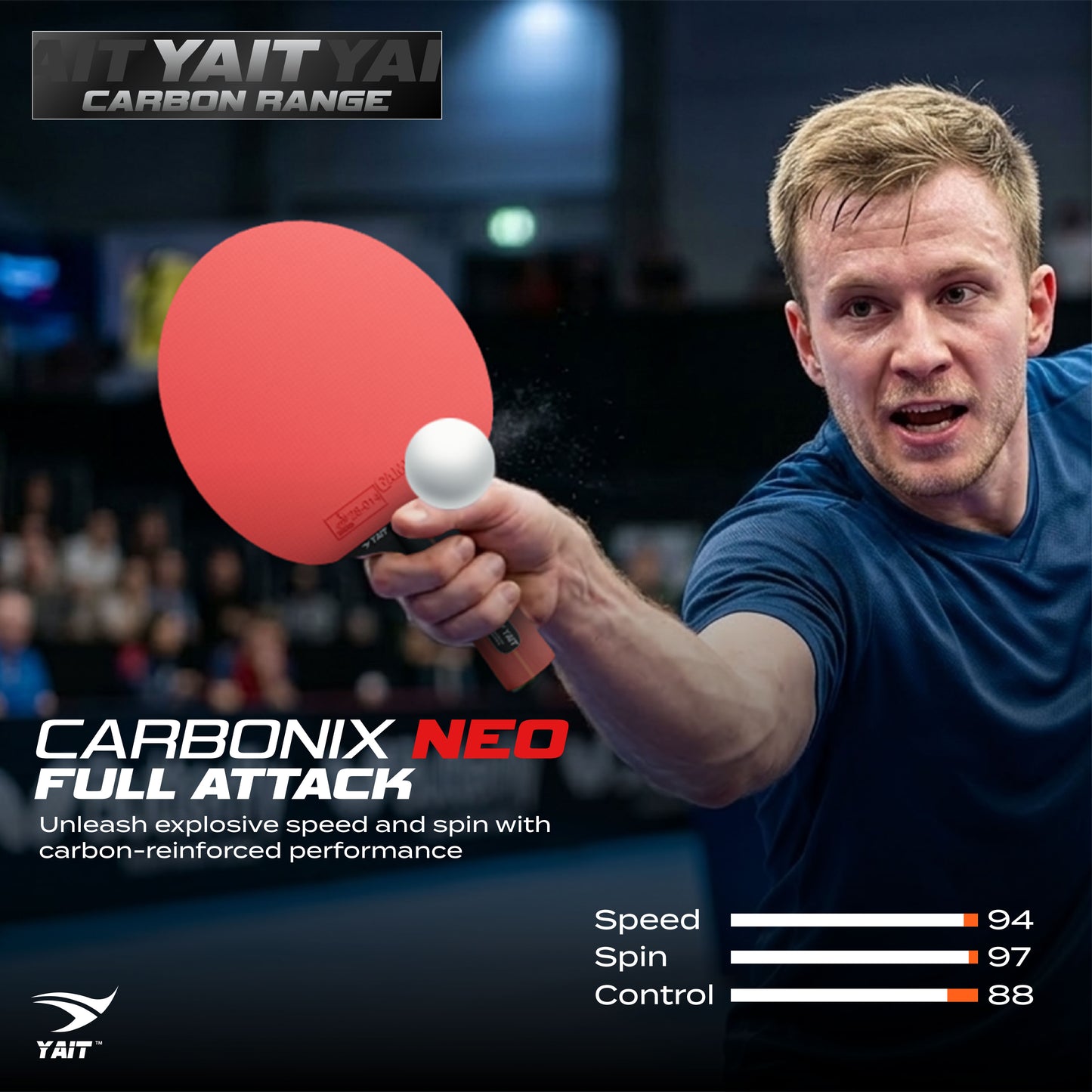 Carbonix Neo Professional Table Tennis Racket -  Cover Included