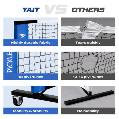 Pickleball Net with Wheels