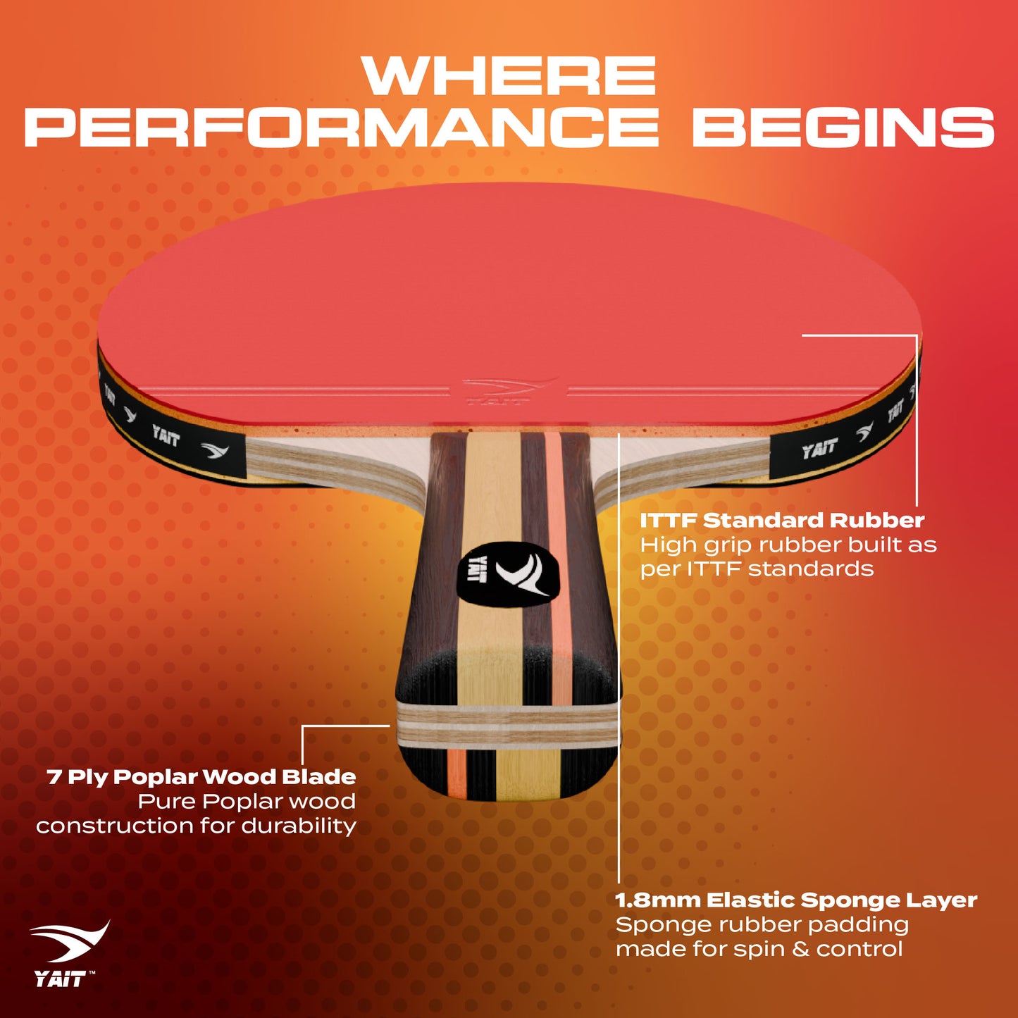 Rally Table Tennis Racket