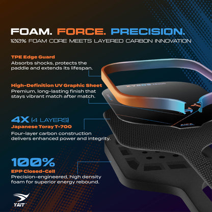 Xyros 14mm Professional Pickleball Paddle