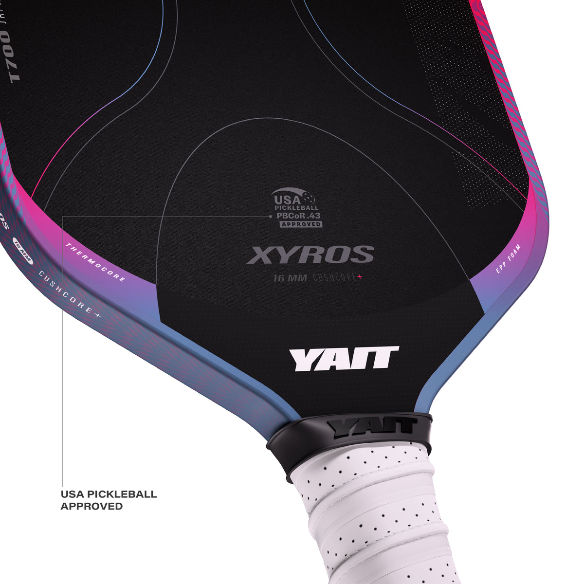 Xyros 16mm USAPA Approved Professional Foam Pickleball Paddle
