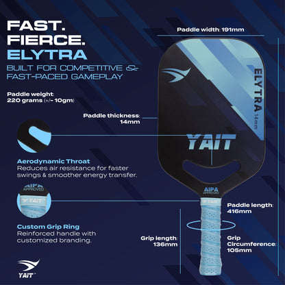 Elytra 14mm Professional Pickleball Paddle
