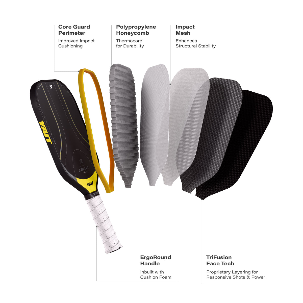 Xtrieve Prime 16mm Pickleball Paddle