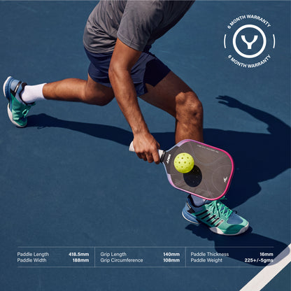 Xyros 16mm USAPA Approved Professional Foam Pickleball Paddle