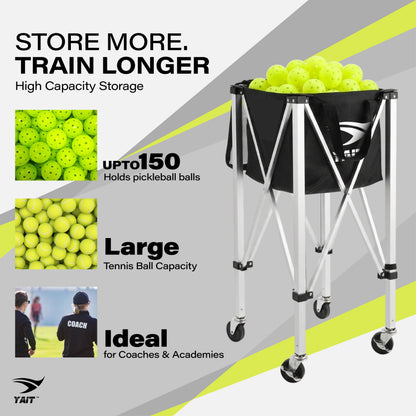 Pickleball Ball Cart - Pro Stack