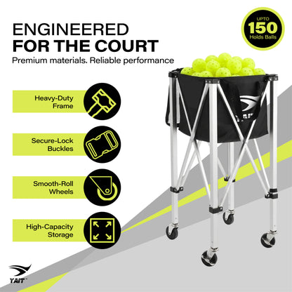Pickleball Ball Cart - Pro Stack