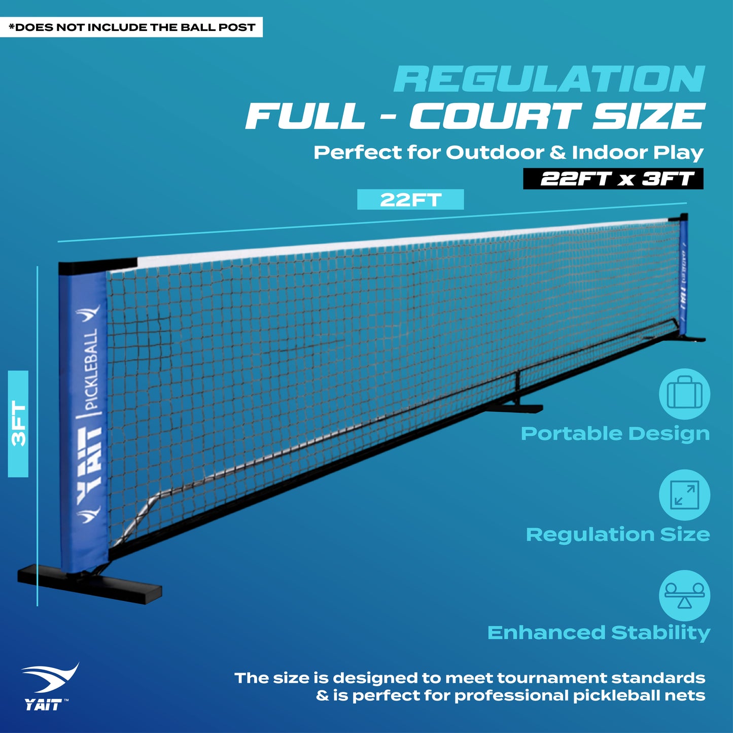 Pickleball Replacement Net (Loose Net)