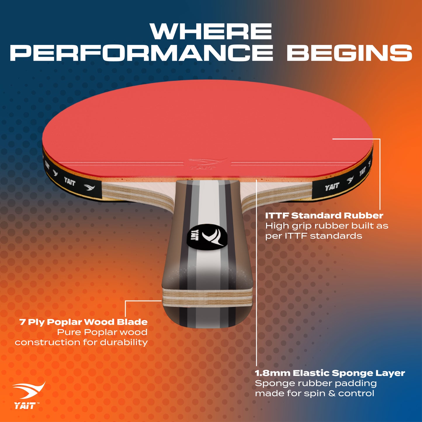 Rally Table Tennis Set