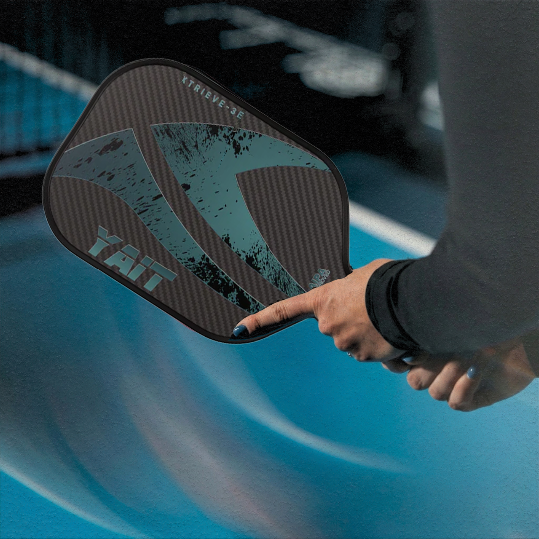 Xtrieve 3K Pickleball Paddle - Teal (Cover Bag Included)
