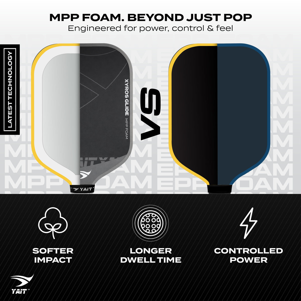 Xyros Glide 16mm Professional Pickleball Paddle