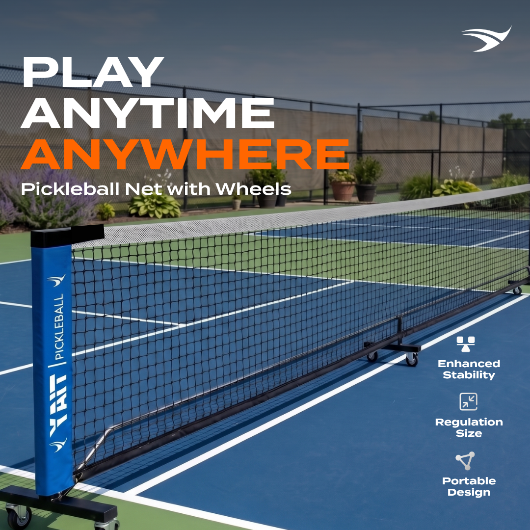 Pickleball Net with Wheels
