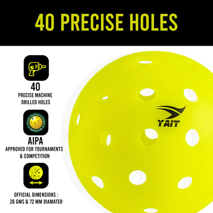 Rovo USAPA Approved Pickle Ball - Pack of 50
