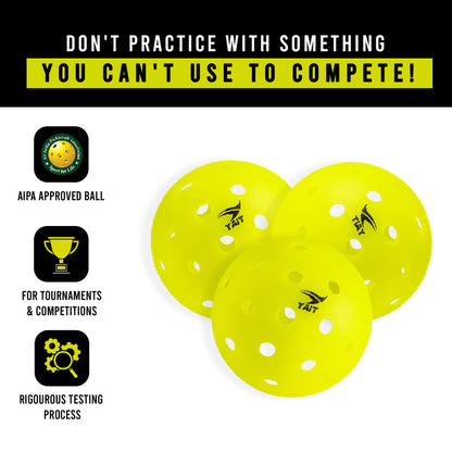 Rovo USAPA Approved Pickle Ball - Pack of 50