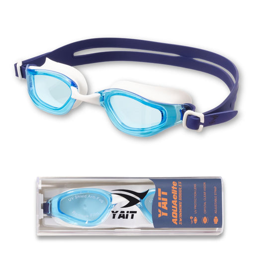 AquaElite Swimming Goggles - Blue