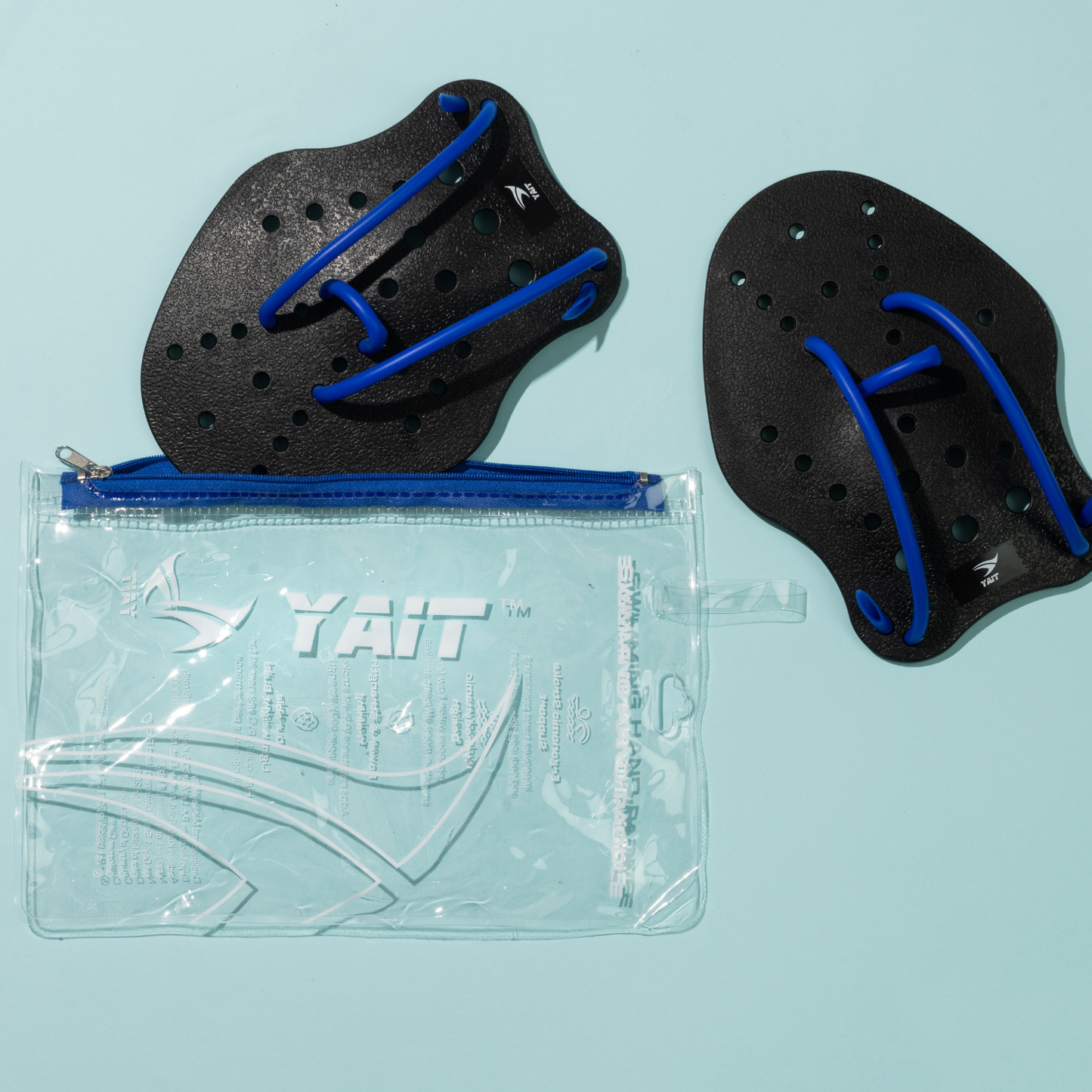 Hand Paddle for Swimming - Black - Large Size
