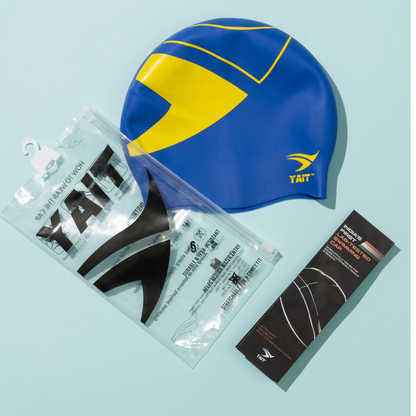 Professional Swimming Cap for Men, Women, Kids - Blue